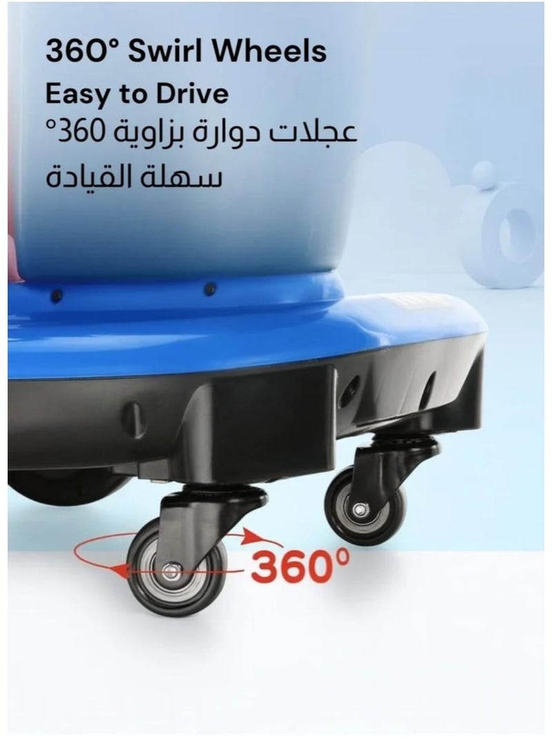 سيارة أطفال كهربائية حديثة ومتطورة بتصميم مبتكر مع ريموت كنترول للأهل وحزام أمان لحماية الصغار، مزودة بإضاءات تفاعلية ملونة وأصوات موسيقية شيقة لتجربة قيادة ممتعة وآمنة تساعد على تنمية مهارات الطفل الحركية وتعزز شعوره بالمرح والاستقلالية داخل المنزل وخارجه - Image 4