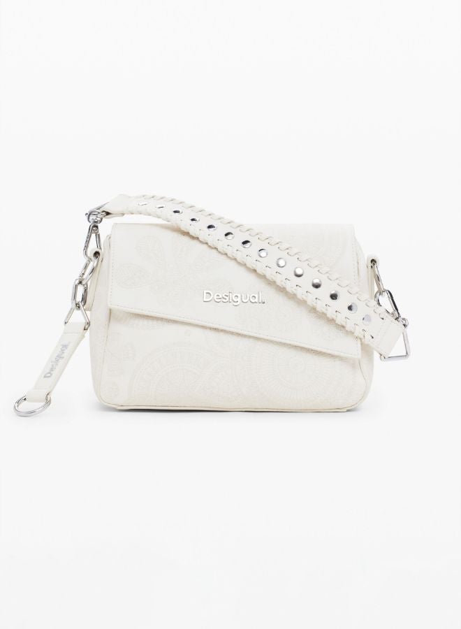 SCRE:EN ＜MINI SHOULDER BAG＞　white DESIGUAL White Mini Crossbody Bag for Women | Best Price UAE