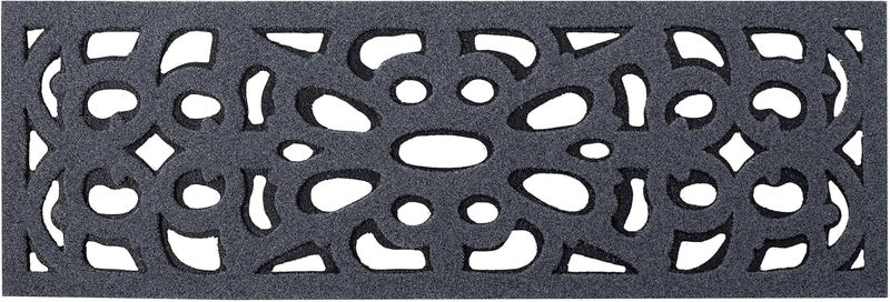 Nicoman Narrow Step Mat Barrier Doormat Eco-Friendly Scrape and Absorbent Drainage Outdoor Door Mat 75x25cm (30''x10'') - Image 1