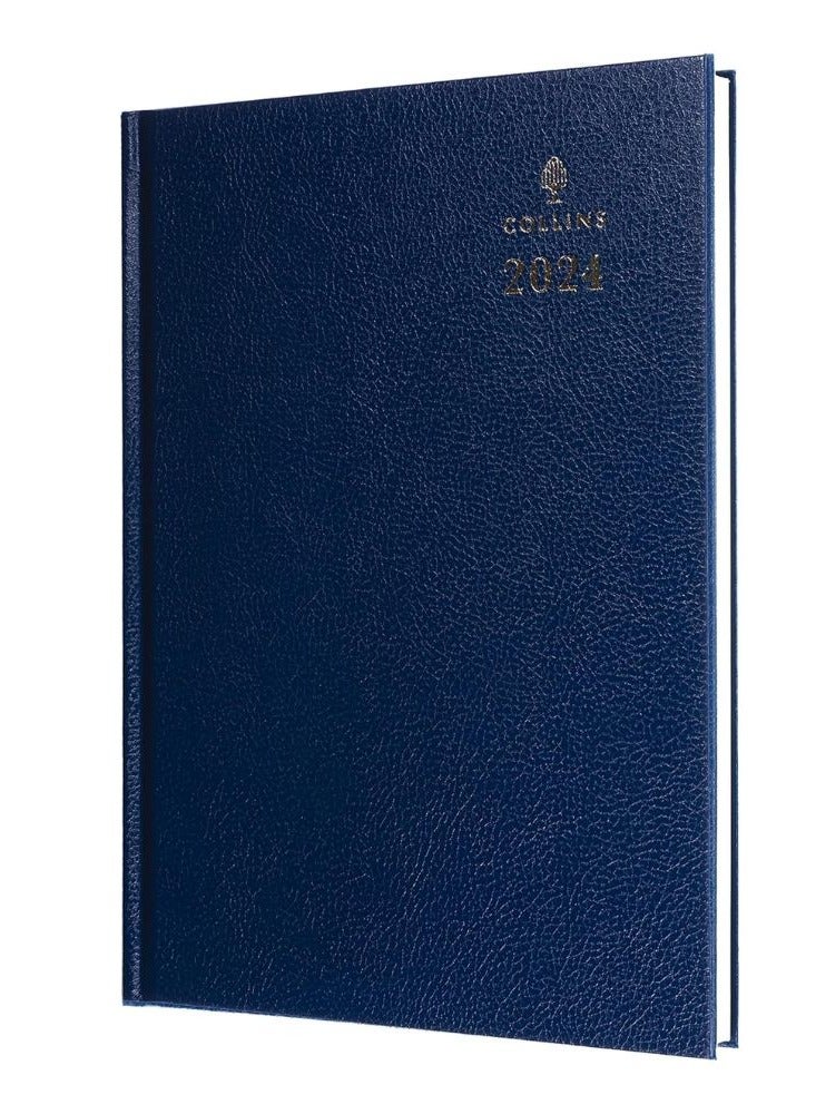 Collins Collins Standard Desk 2024 Diary A5 Week to View Business Diary - Business Planner and Organiser - January to December 2024 Diary - Weekly - Blue - 35.60-24  - Image 1