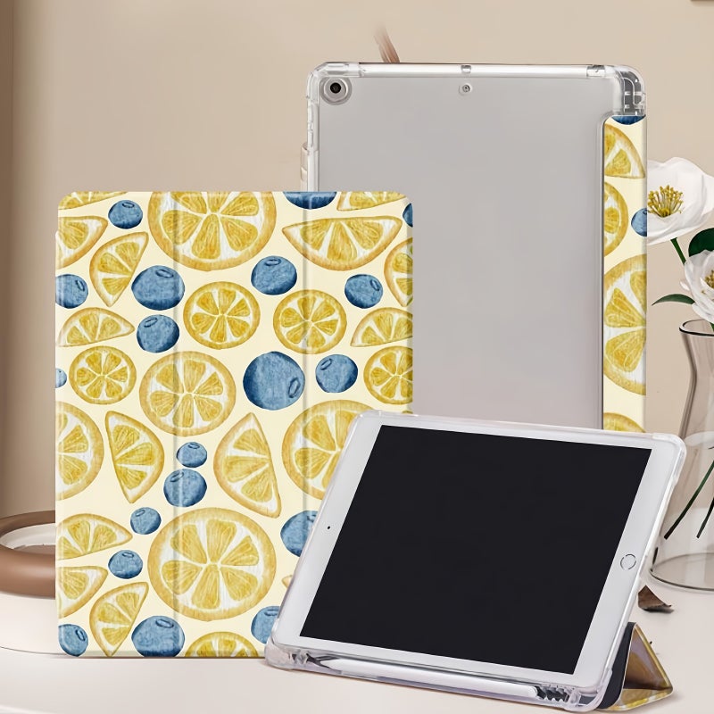 For Ipad Pro 12 2021 Protective Case Stand Fits 9th Gen 10.2 Inch Cartoon Design Pencil Slot - Image 4