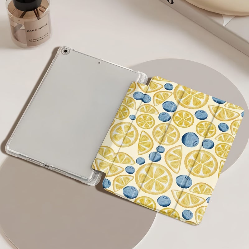 For Ipad Pro 12 2021 Protective Case Stand Fits 9th Gen 10.2 Inch Cartoon Design Pencil Slot - Image 3