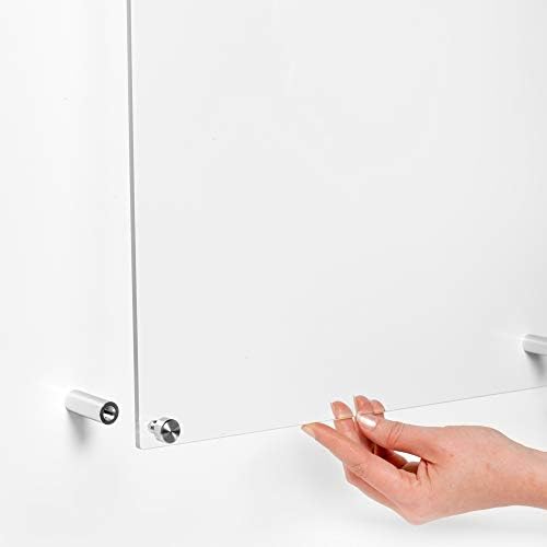 Wexel Art 1" Silver Stainless Steel Mounting Hardware for Acrylic Floating Frames (Pack of 4) - Image 3