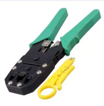 Technotech Green Crimping Tool RJ45 Rj11 Rj12 8p8c 6p6c Cat5 LAN Cutter Tool Cable Cutter New  - Image 4