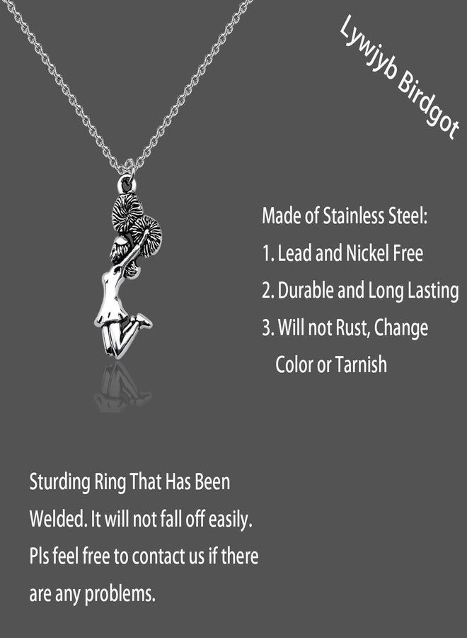 لوجيب بيردجوت سوار Lywjyb Birdgot Cheer Charm، مجوهرات التشجيع، هدية للتشجيع، هدية لمدرب التشجيع (بطاقة تشجيع ne) - Image 2