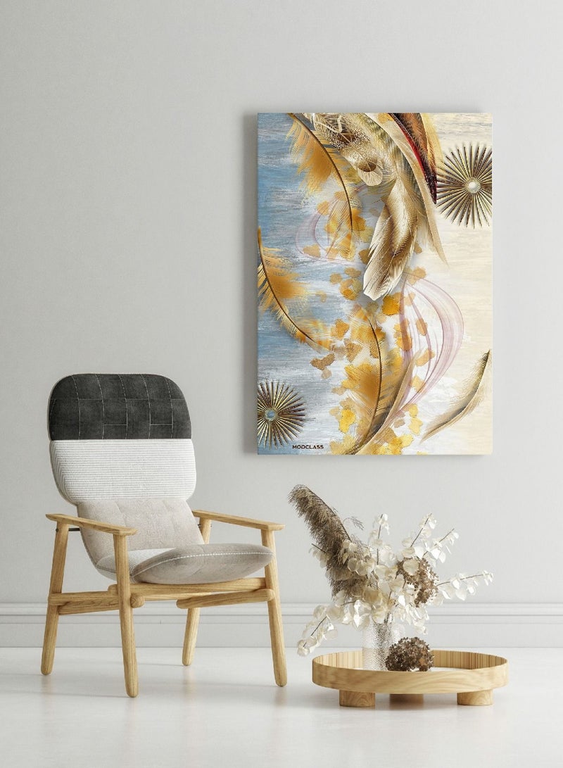 مودكلاس لوحة جدارية كانفس بتصميم ريشة - Image 1