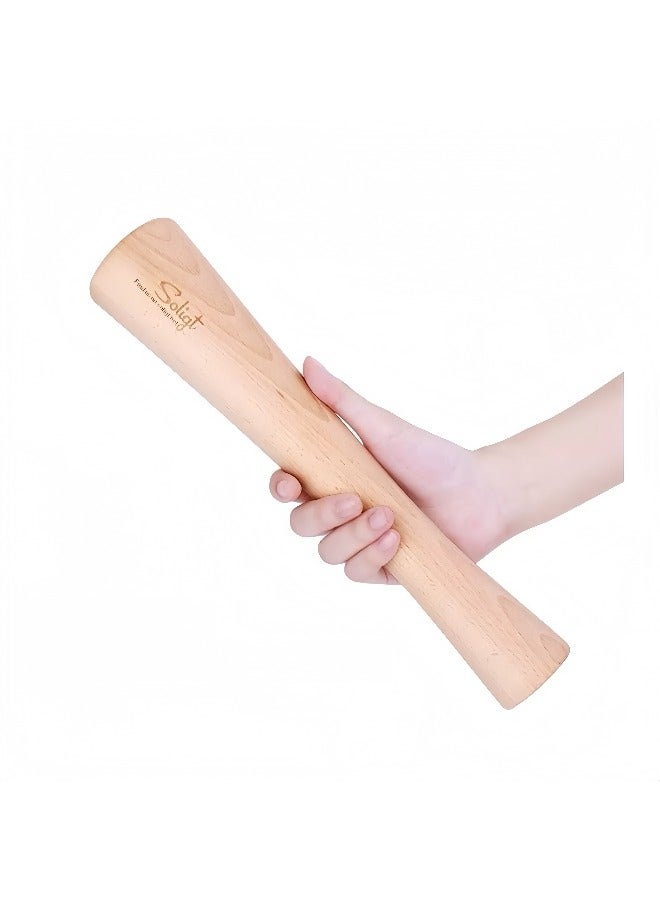 Wooden Pestle Hardwood Grinding Pestle Food Grinding Stick Spice Grinder Tool Kitchen Gadget for Bartender and Home Use, German Imported Beech Wood - Image 3