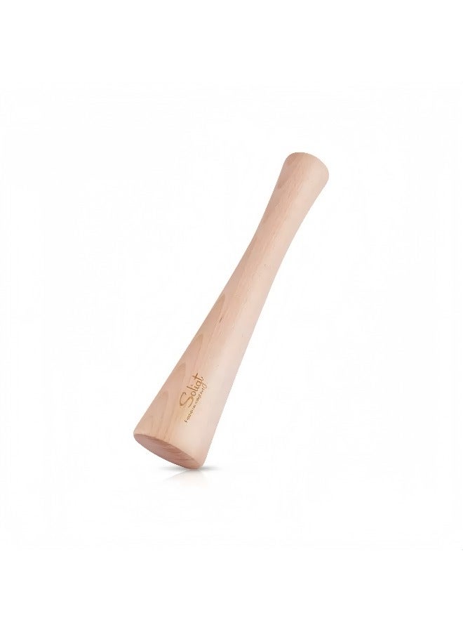 Wooden Pestle Hardwood Grinding Pestle Food Grinding Stick Spice Grinder Tool Kitchen Gadget for Bartender and Home Use, German Imported Beech Wood - Image 4