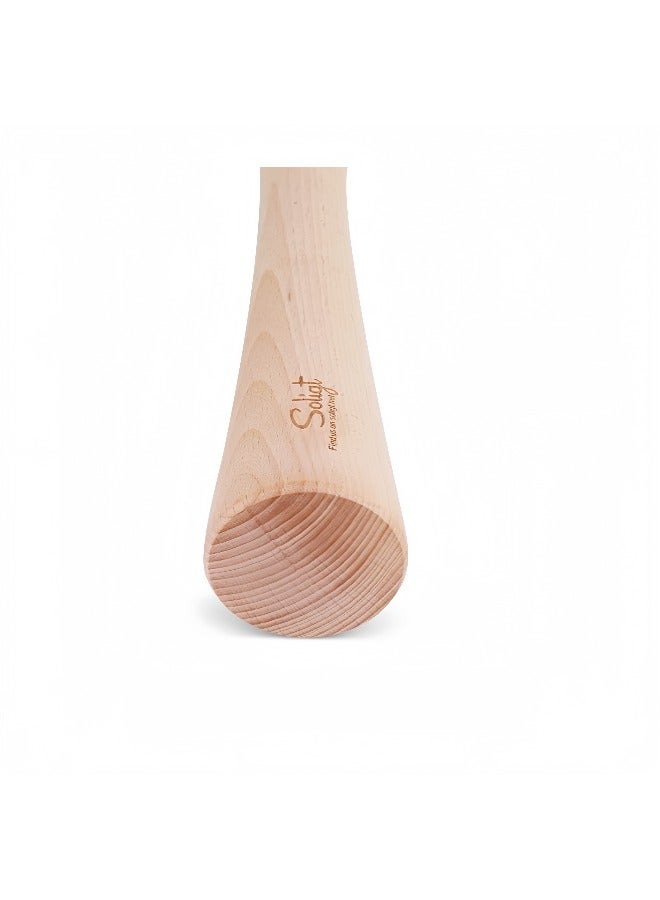 Wooden Pestle Hardwood Grinding Pestle Food Grinding Stick Spice Grinder Tool Kitchen Gadget for Bartender and Home Use, German Imported Beech Wood - Image 5