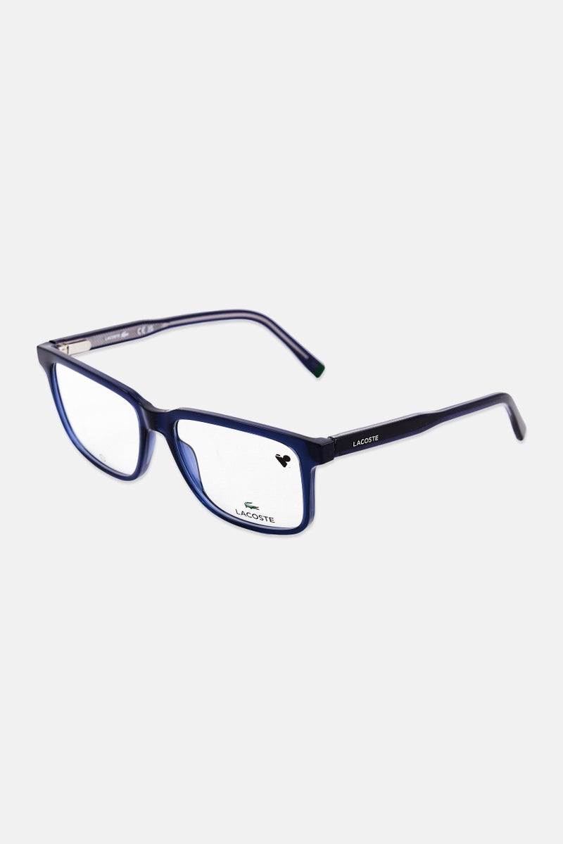 LACOSTE Men L2946 Square Eyeglasses, Navy - Image 3