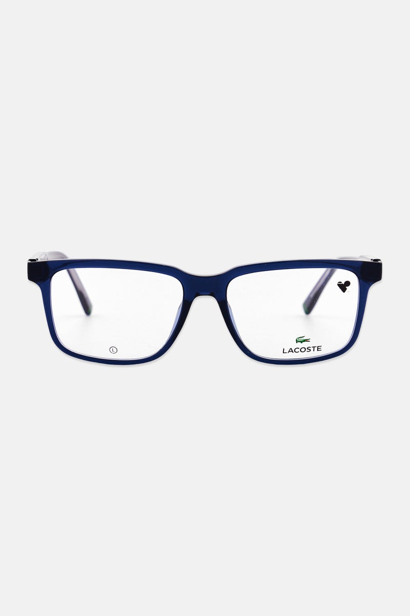 LACOSTE Men L2946 Square Eyeglasses, Navy - Image 1
