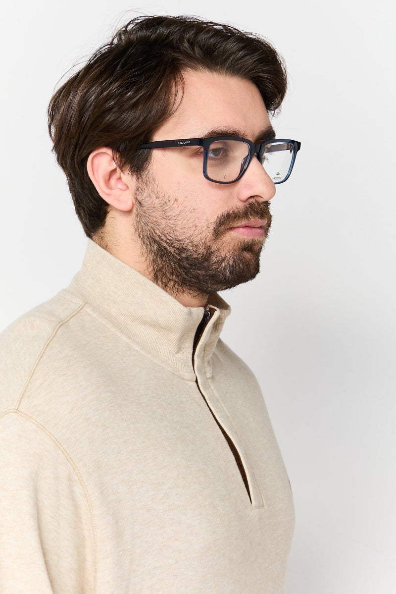 LACOSTE Men L2946 Square Eyeglasses, Navy - Image 2