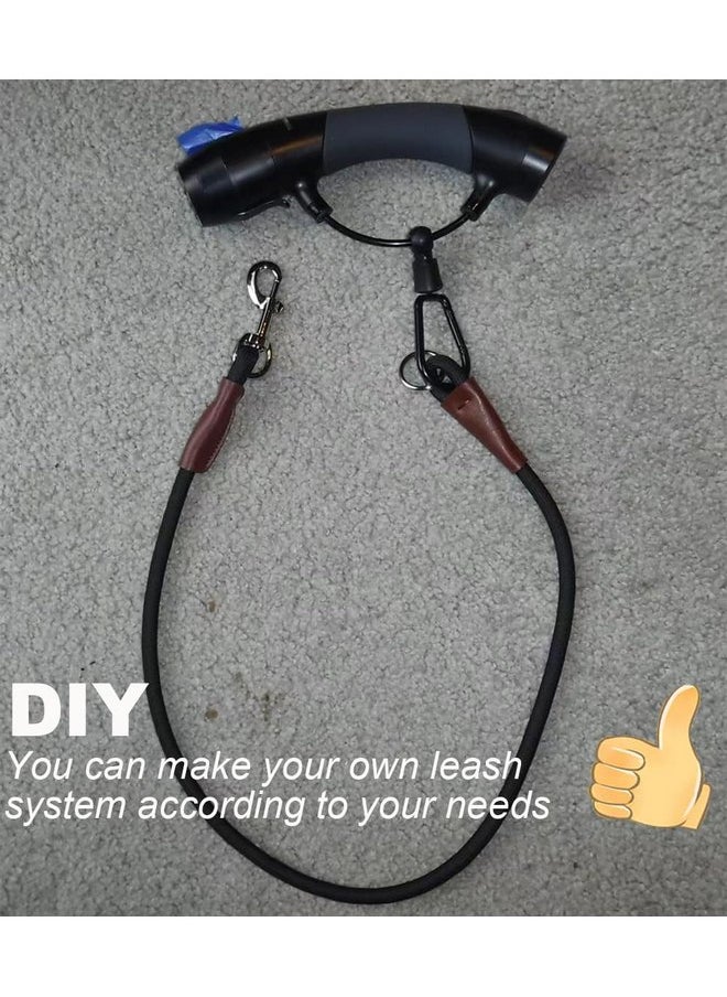Mycicy - Mycicy No Handle Dog Leash 3FT / 6FT, Tether Training Leash Tie Down, Dog Extension Rope Great for Exercising, Bicycle and Outdoor, Running, Walking - Image 1