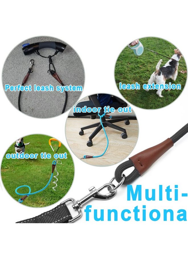Mycicy - Mycicy No Handle Dog Leash 3FT / 6FT, Tether Training Leash Tie Down, Dog Extension Rope Great for Exercising, Bicycle and Outdoor, Running, Walking - Image 1