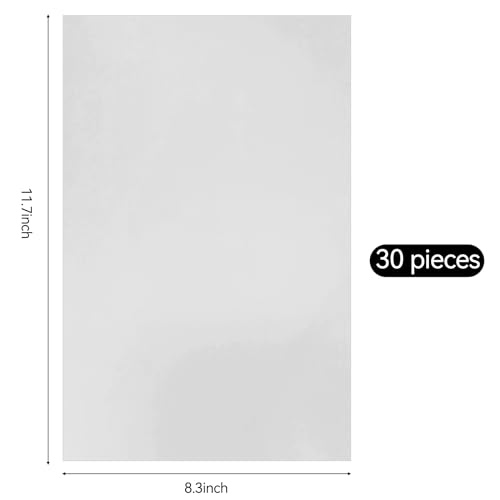 Nufiwra 30 Sheets Metallic Silver Cardstock Paper A4 Size 250gsm Mirror Finish Silver Foil Board for Crafting Invitations and Decorations Die Cut and Plotter Compatible - Image 3