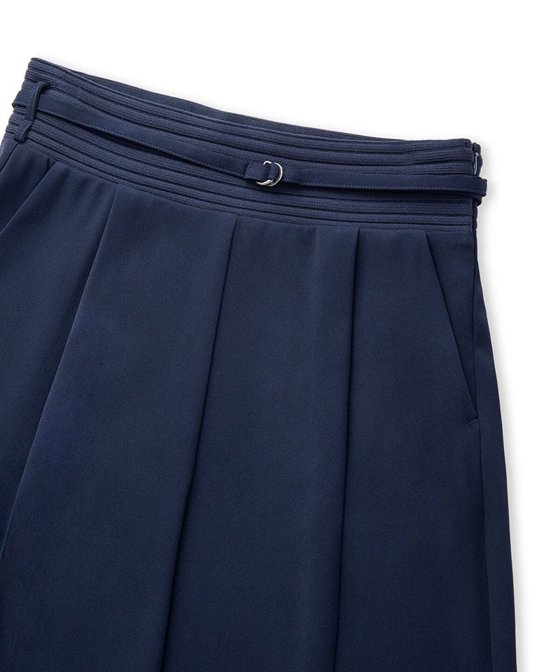 Ipekyol Mixed Wide-Leg Trousers with Belt - Image 5