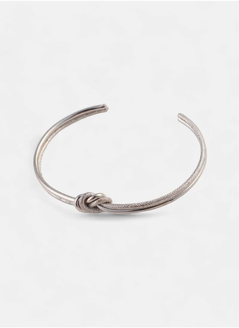 SOHI Set Of 4 Stone Studded Cuff Bracelets