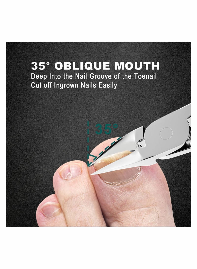 SYOSI Toenail Clippers for Seniors Thick Toenails, Toe Nail Clippers Adult Thick Nails Long Handle Easy to Hold- Toenail Clippers for Thick Nails Labor-Saving, Sharp Nail Clippers for Thick Nails - Image 5