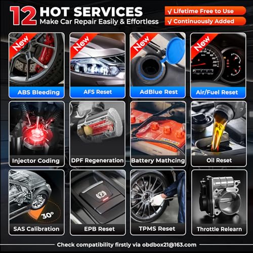 LAUNCH CRP129E V2.0 Elite 2025 OBD2 Scanner, FCA AutoAuth, 12 Reset, Oil/EPB/SAS/TPMS/BMS/Injector Coding, ABS Bleed, ABS SRS Transmission Engine Code Reader, Lifetime Free Update Scan Tool, Auto VIN - Image 3