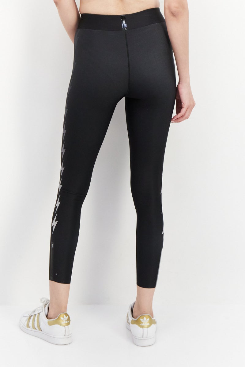 Cor Designed By Ultracor Women Full Length Graphic Print Leggings, Black - Image 4