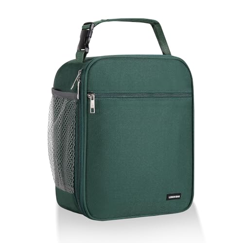 Lovoeo Lunch box Lunch bag for men women Insulated Lunchbox Lunch bags for Work Picnic Travel(Deep green) - Image 1