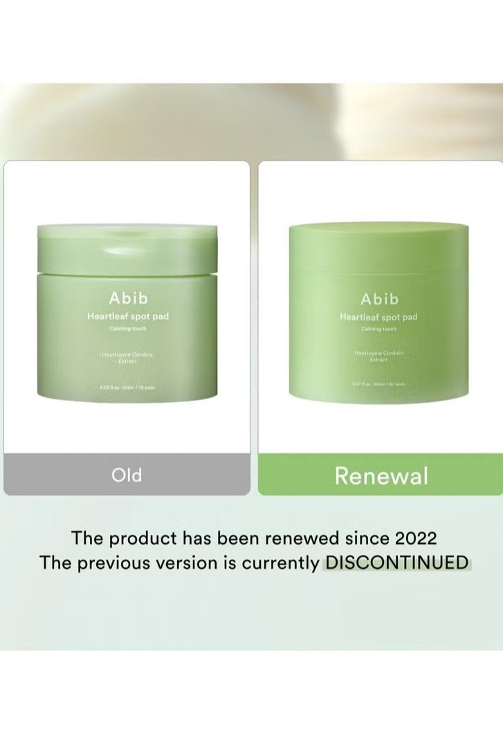 Abib Heartleaf Spot Pad Calming Touch 80 Pads Toner Pads for Face Redness Relief Instant Calming Moisturizing Facial Toner Light Texture Easy to use - Image 5