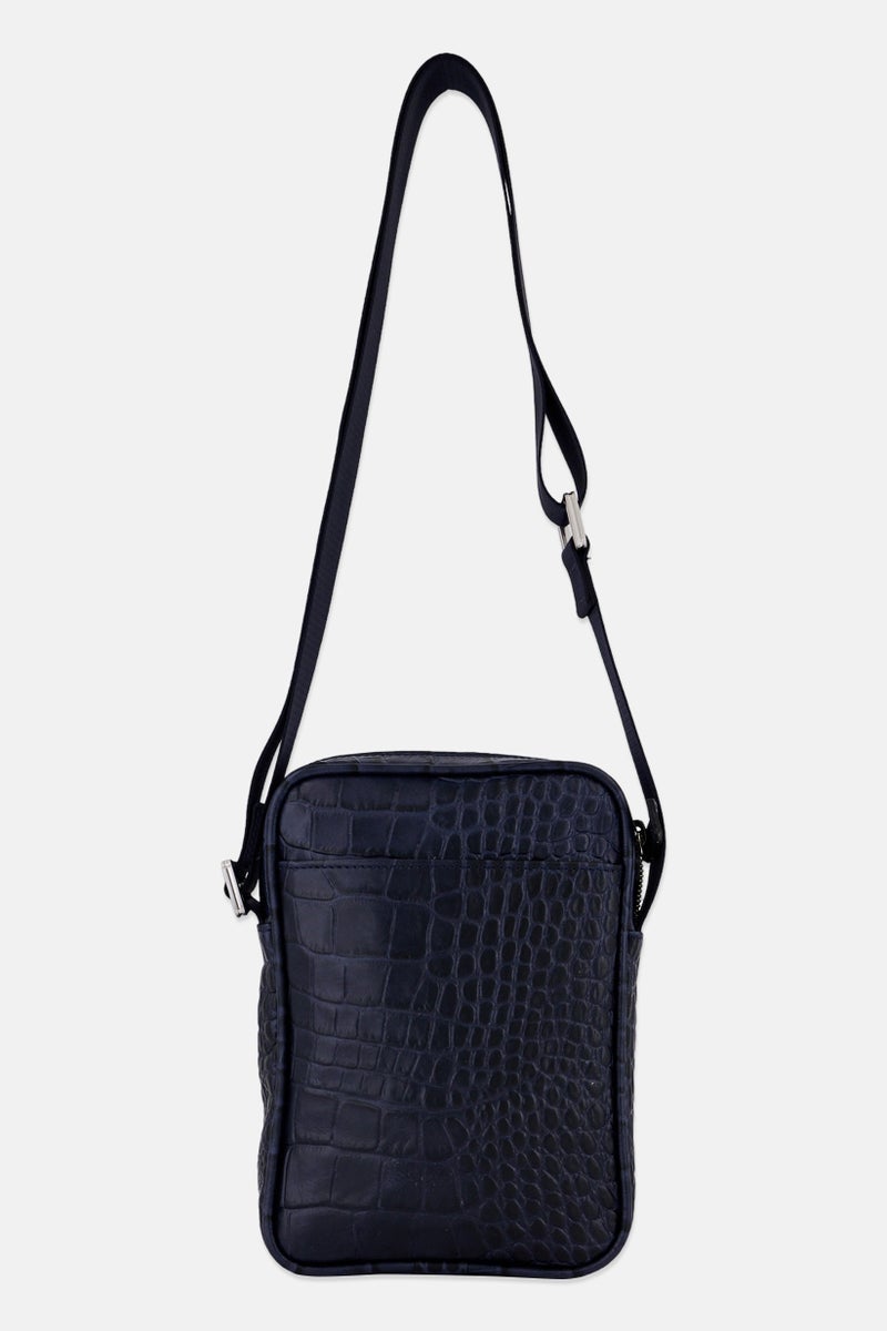 CERRUTI 1881 Men Brand Logo Cross Body Bag, Navy  - Image 2
