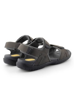 PUCA PUCA Sandals For Men | Comfortable Men Sandals| Ortho Care | Anti-Skid | Velcro | Gico Grey  - Image 4