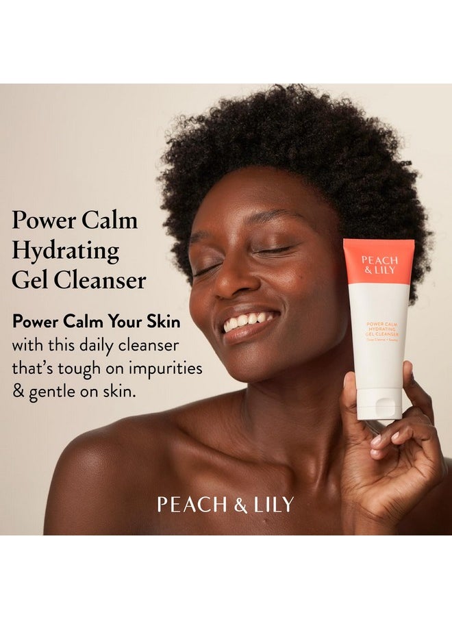 PEACH & LILY - Peach & Lily - Power Calm Hydrating Gel Cleanser - Korean Skincare Face Wash - Dry, Normal, & Oily Skin - Vegan, Gluten Free, Fragrance Free, Never Tested on Animals - Travel Size - 100 ML, 3.38 FL OZ - Image 1
