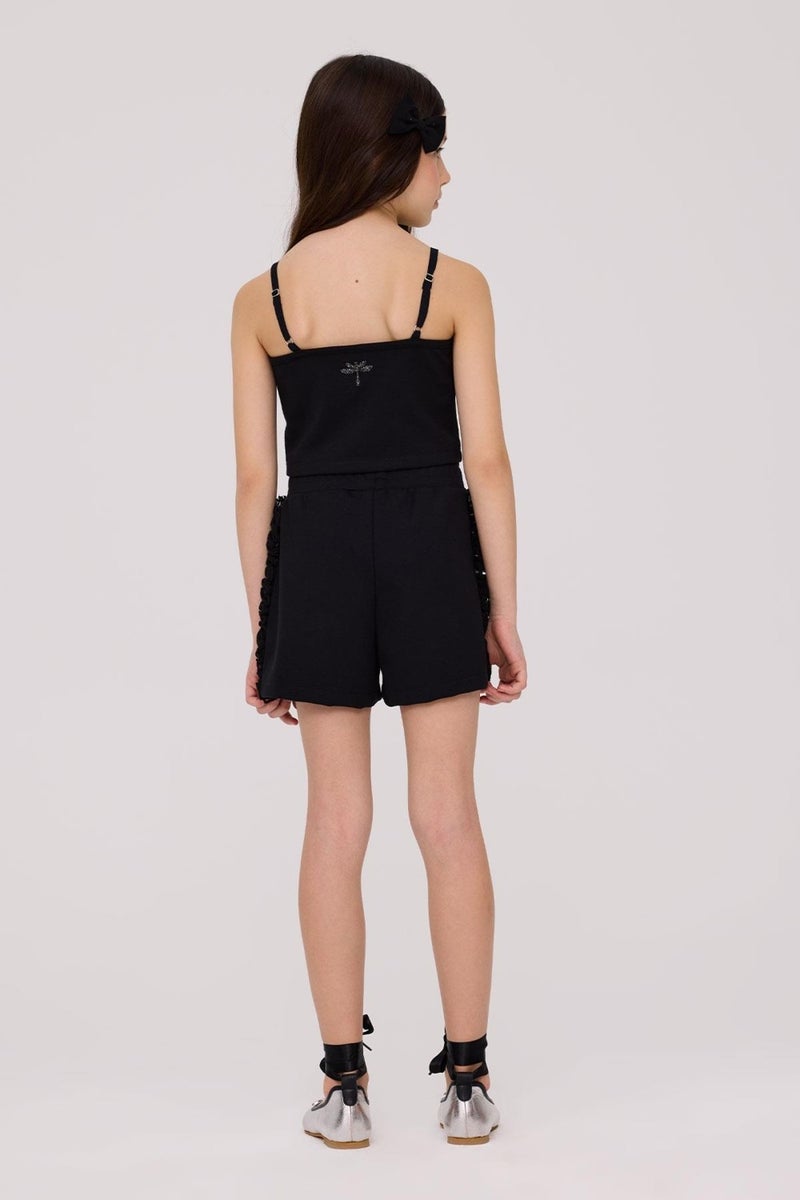 TYESS Bg Store Girls Black Shorts - Image 4