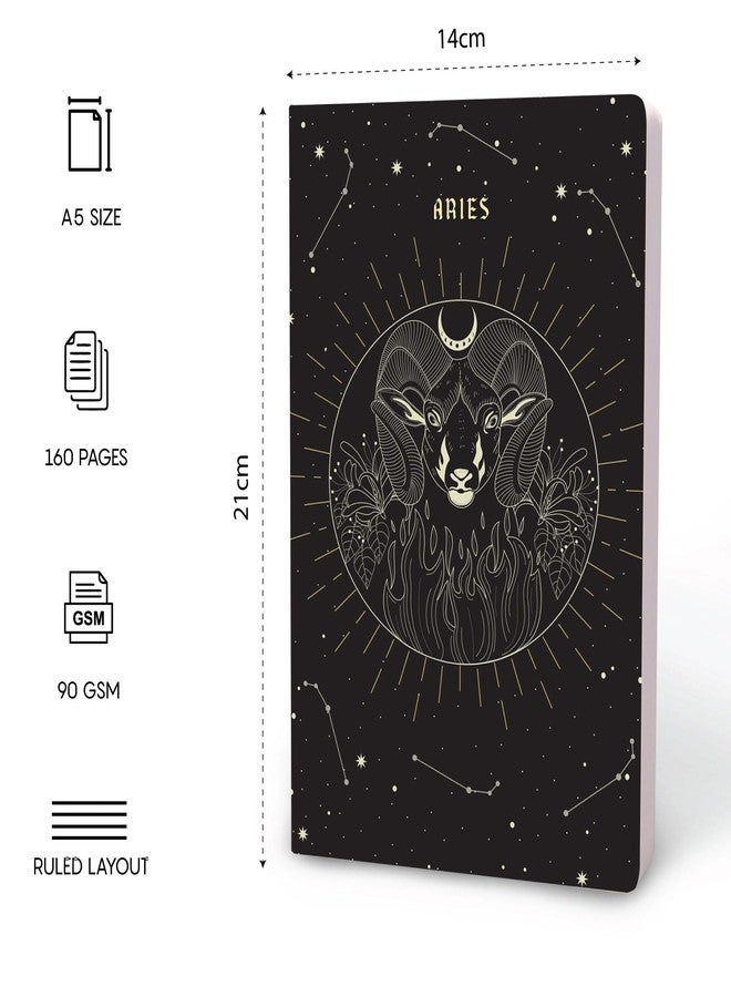 فيكطر نوطس دفتر ملاحظات فاكتور A5: مسطر | 90 غرام/متر مربع | 160 صفحة (برج الحمل) - Image 2