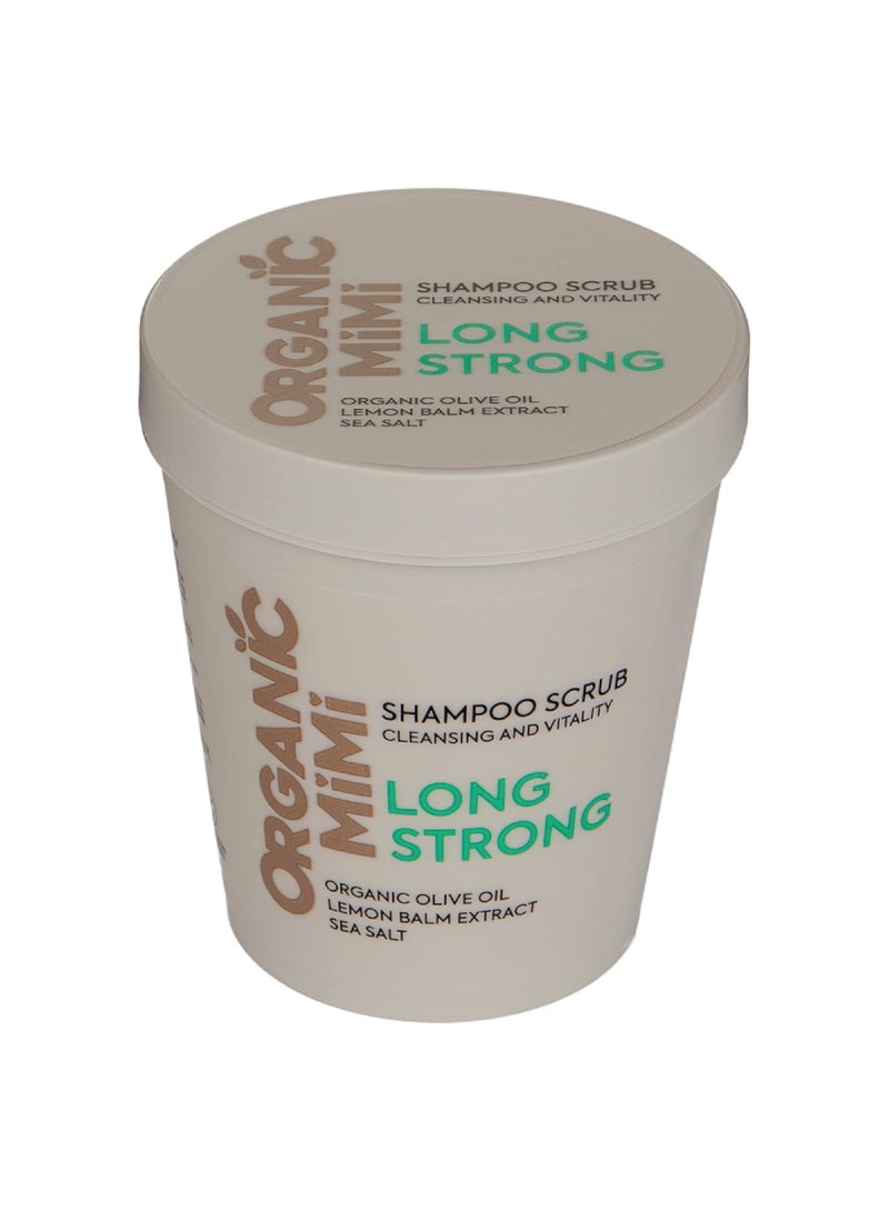 Organic Mimi Cleansing & Vitality Long Strong Shampoo Scrub 310g - Image 1
