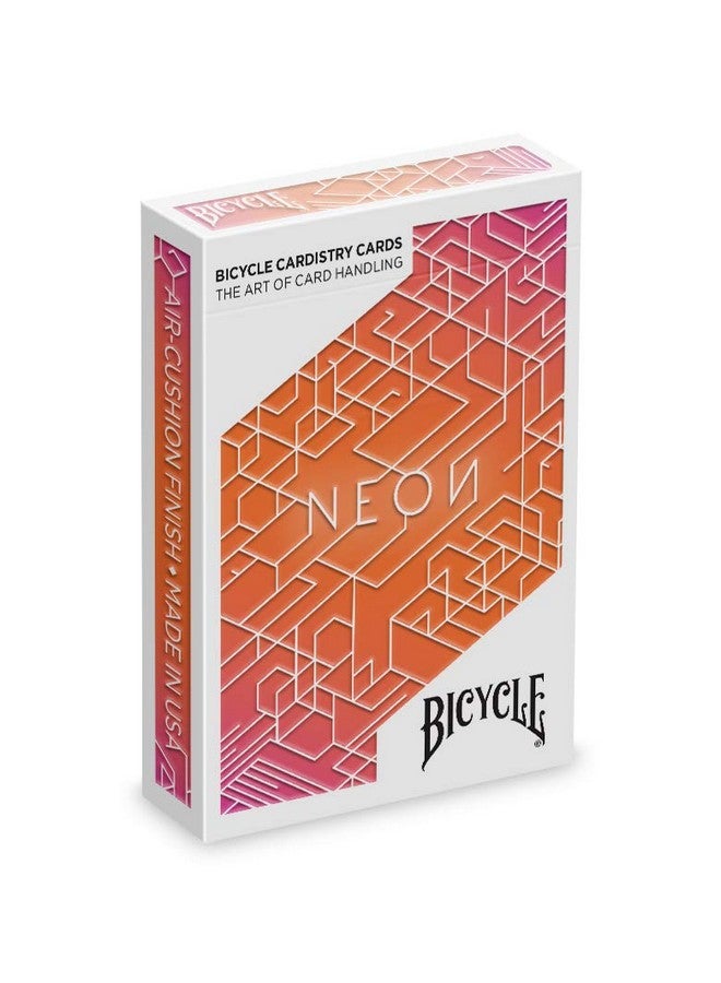 Bicycle Neon Blue Aurora Cardistry Deck (Not A Playable Deck) - Image 1