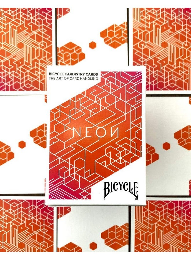 Bicycle Neon Blue Aurora Cardistry Deck (Not A Playable Deck) - Image 3