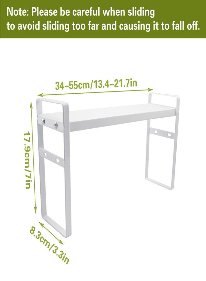 SnowTing Expandable Window Shelf for Plants, White Adjustable Window Sill Succulents Plants Organizer Retractable Narrow Storage Shelves for Kitchen, Bathroom, Balcony - Image 5