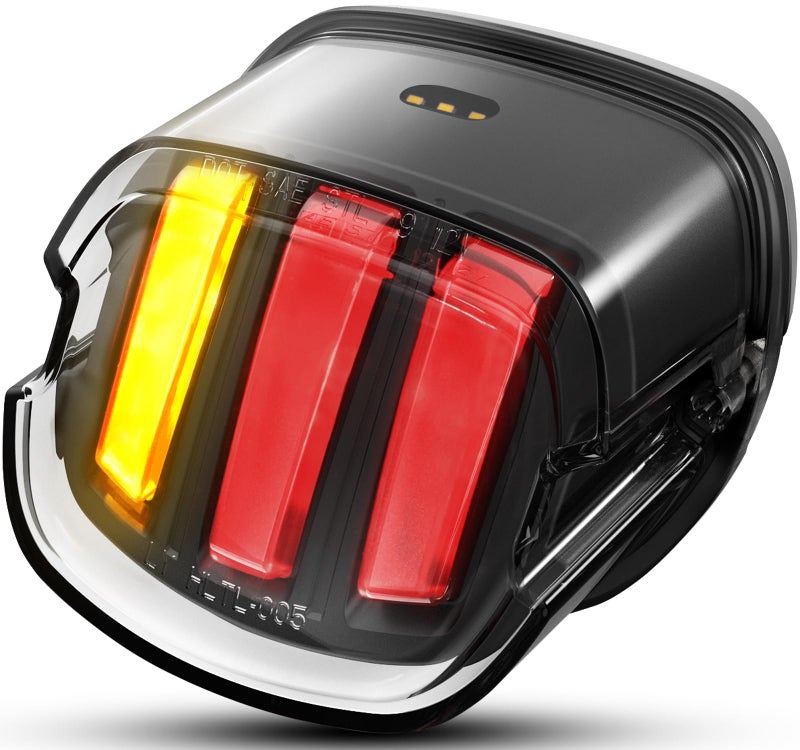 AUDEXEN LED Strobe Brake Tail Light Rear Turn Signals Motorcycle Taillights Compatible with Harley Dyna Sportster Road King Fatboy Electra Glide Heritage Softail Touring