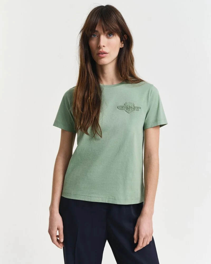 GANT Regular Tonal Shield Ss T-Shirt