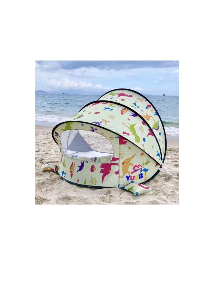 Excellent Seaside Beach Tent Fully Automatic Folding Quick Opening Sunshade Park Children Play Sand Camping Outdoor Portable 
