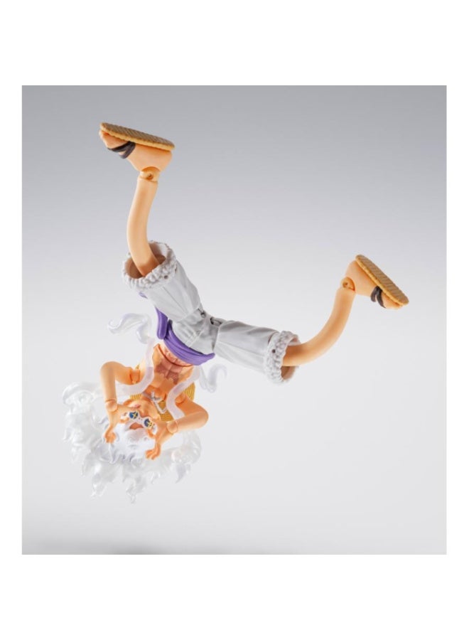 BANDAI TAMASHII S.H.Figuarts One Piece: Monkey D.Luffy Gear 5 Future Island Egghead Action Figure - Image 4