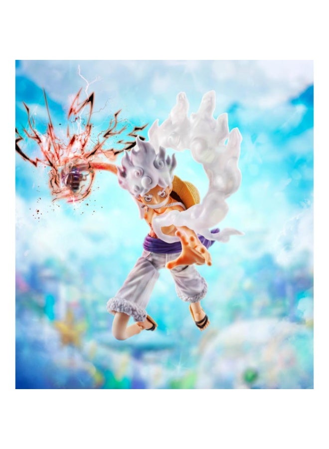 BANDAI TAMASHII S.H.Figuarts One Piece: Monkey D.Luffy Gear 5 Future Island Egghead Action Figure - Image 2