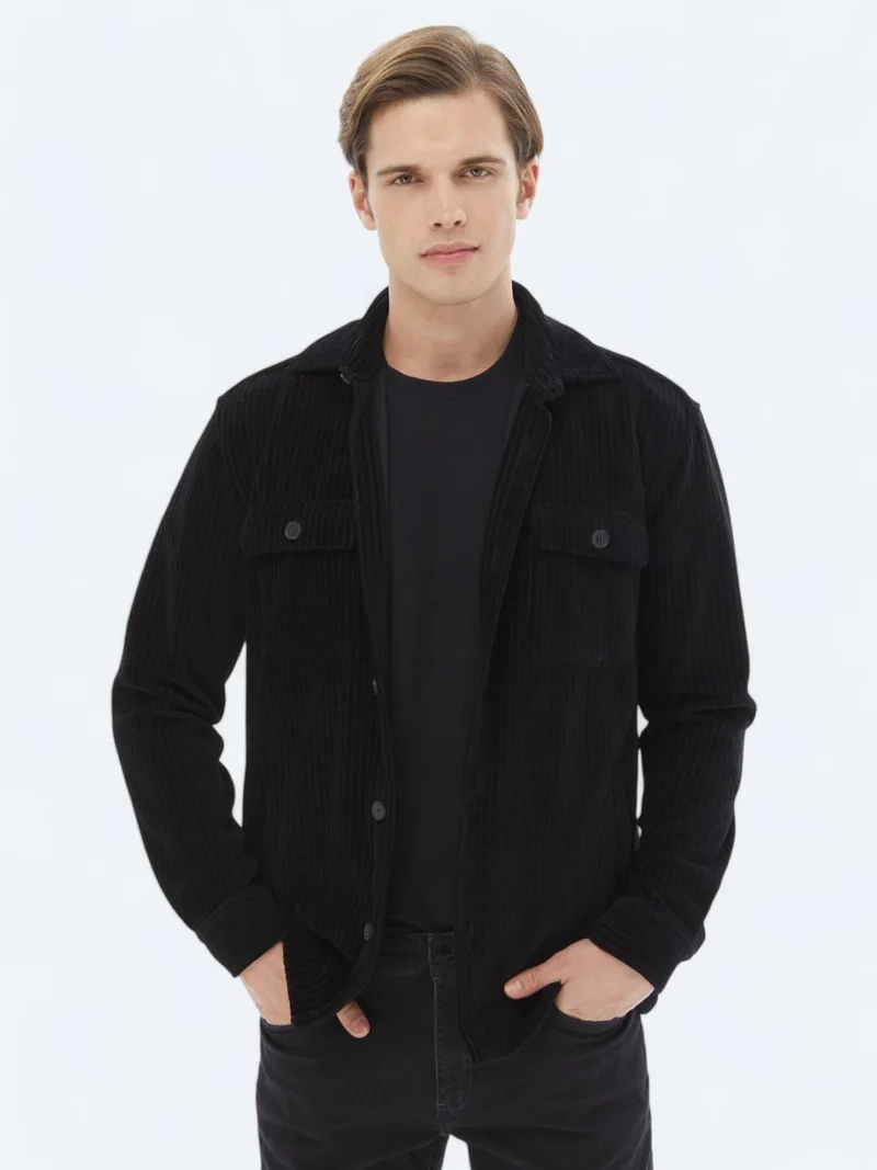 Kip Black Overshirt