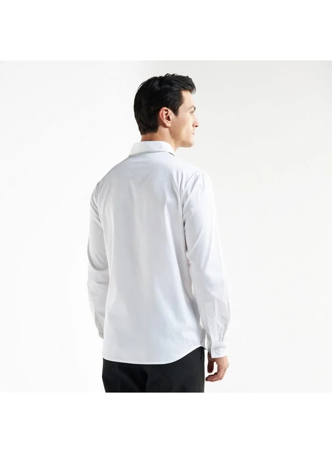 Splash FAV Dress Shirt with Printed Panel