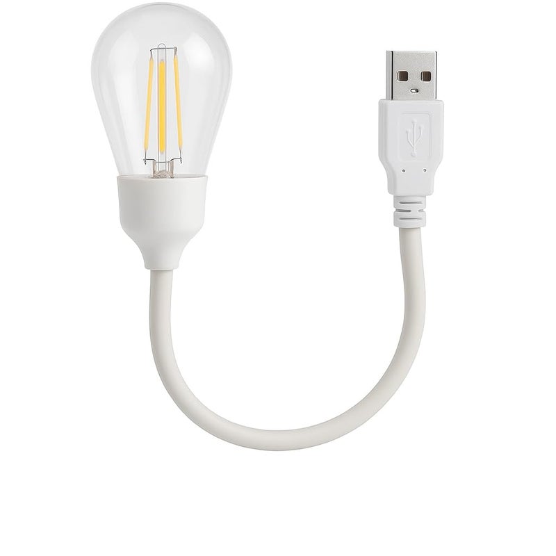 FITTO USB Portable Rustic LED Acrobat Table Lamp, Energy-Efficient Book Reading Lamp, USB Input for Powerbank, Laptop, and Vehicle Use - Image 1