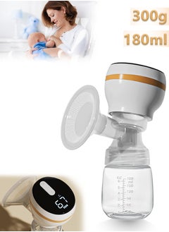 Electric Wireless Wearable Low Noise & Hands-Free Breast Pump with 1 PP Storage Bottle, 4 Modes, 9 Levels of Adjustment, High Frequency Micro Vibration Massage, Pain-Away, Efficient Pumping