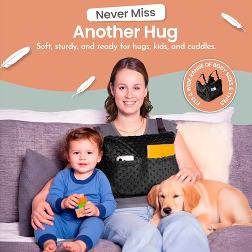 MOYOAMA Post Mastectomy Pillow Post Surgery - Wearable Chest Protection with Secure Straps, Easy-Clean Removable Cover, & Pockets - Breast Reduction/Augmentation & Double Mastectomy Recovery Supplies - Image 5