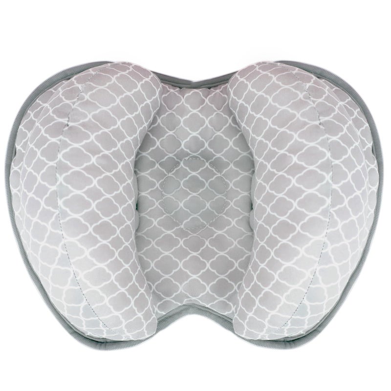 KAKIBLIN Baby Neck Pillow for Head 2 in 1 Baby Travel Pillow Banana Baby Head PillowNeck Pillow for Infants Small Boys and Girls Neck Support for StrollerWhite Cloud