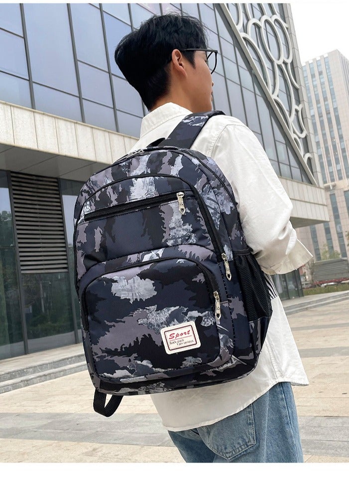 New Lightweight Casual Three-Piece Student Backpack Set 31*45*15cm - Image 2