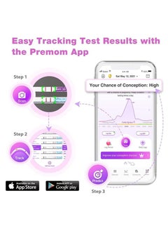Easy@Home Ovulation Fertility Test Predictor Kit 10 LH Strips Accurate Fertility Test for Women Ovulation  - Image 2