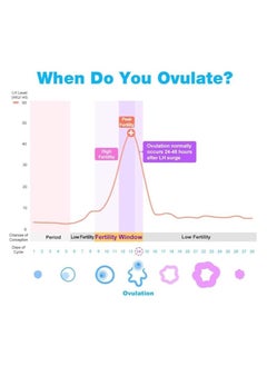 Easy@Home Ovulation Fertility Test Predictor Kit 10 LH Strips Accurate Fertility Test for Women Ovulation  - Image 5