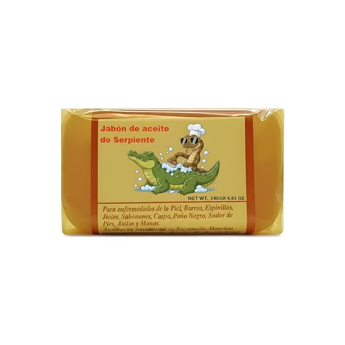 Rattlesnake Soap Bar 4.93 oz (140g) – Hecho a Base de Aceite – Traditional Mexican Soap – Made in Mexico